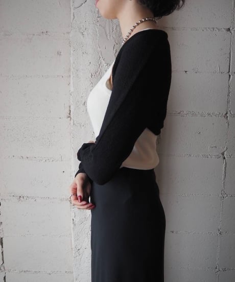 Long Sleeve Short Bolero BK