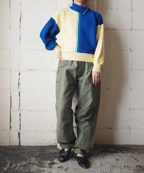 Bicolor Dolman Sleeve Knit BLLYE