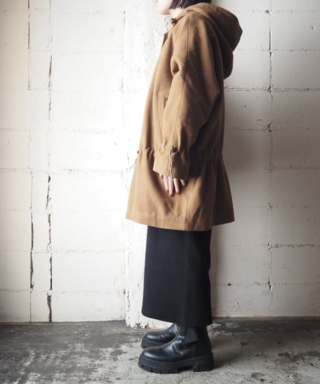 Hooded Wool Coat CM