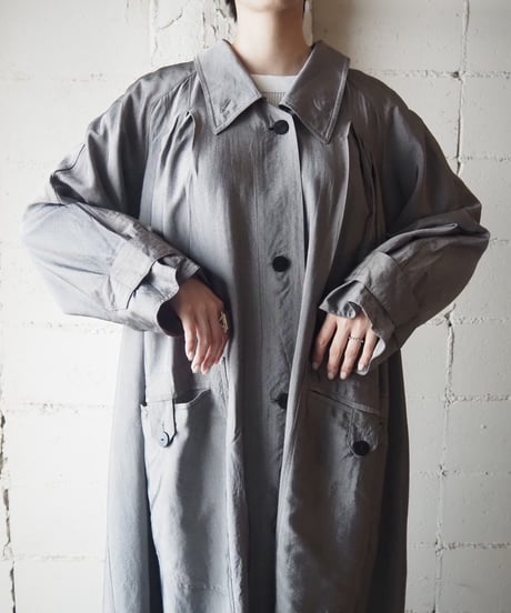 ESCADA Pleated Back  Long Coat GR
