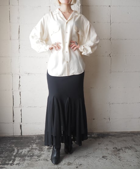 Ralph Lauren Open Collar Silk Shirt IV