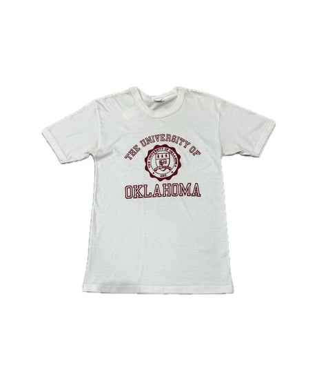 THE UNIVERSITY OF OKLAHOMA Print Tee WH RE