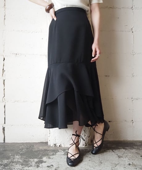 Layered Mermaid Skirt BK