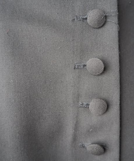 Front Many Button Flered Skirt BK