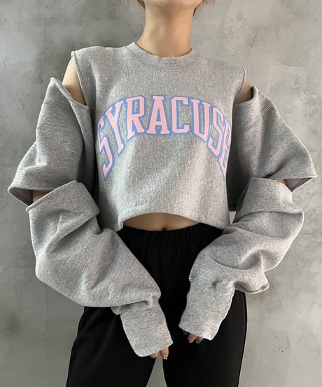 ORFEO MIX Cutout Short Sweat GRPI