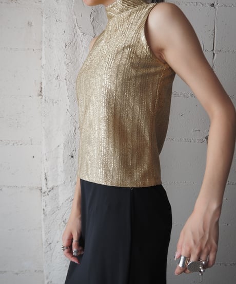 1970's Sleeveless Mock Neck Tops GO