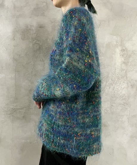 Mix Color Mohair Knit BL