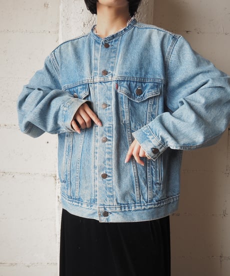 REMAKE Levi‘s Collarless Denim Jacket LBL