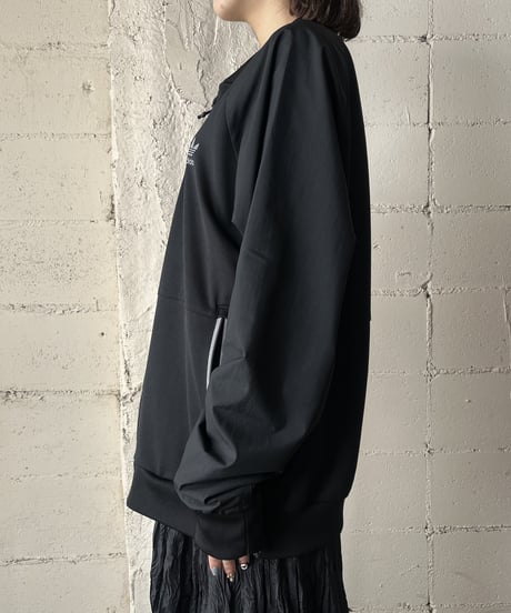 adidas Nylon Sleeve Track Jacket BK