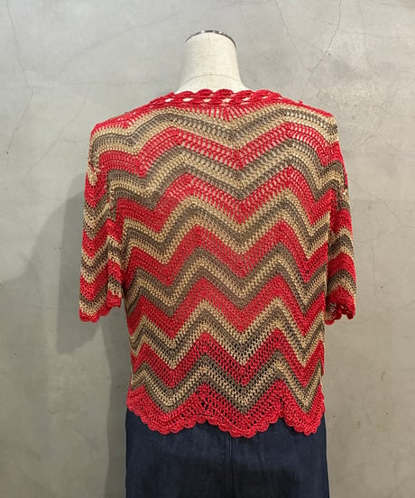 Zigzag Crochet Cardigan REBE
