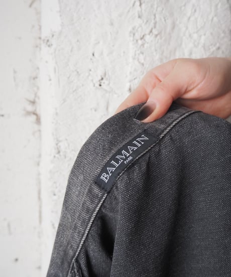 BALMAIN Denim Riders Jacket BK