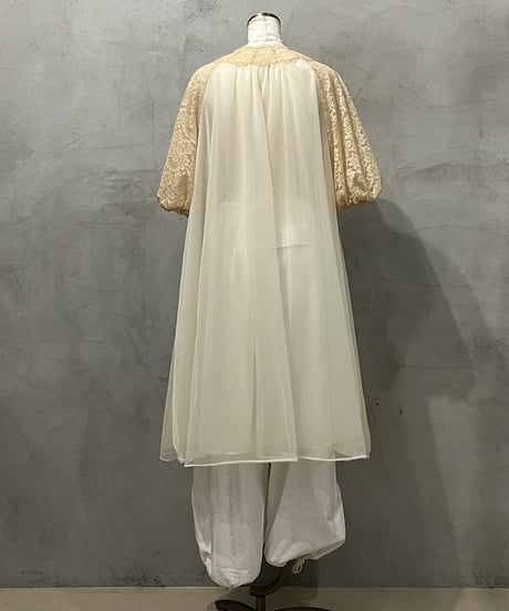 Lace Sleeve Lingerie Gown IVBE