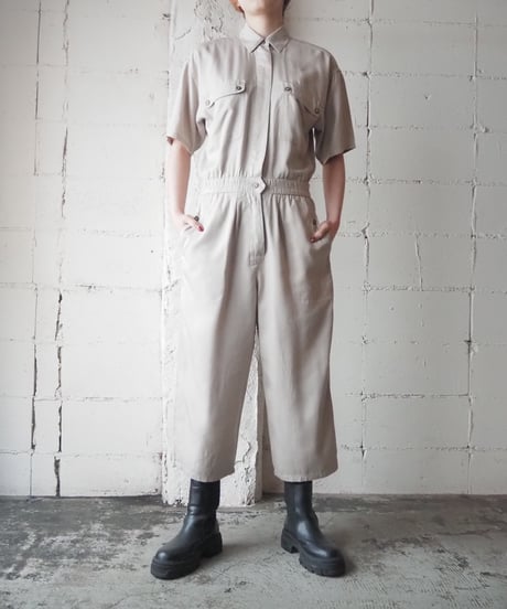 Rayon Shirt Jumpsuit BE