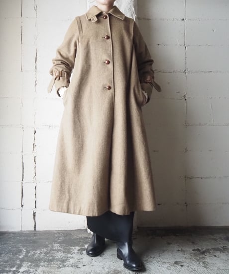 Soutien Collar A Line Wool Coat BE