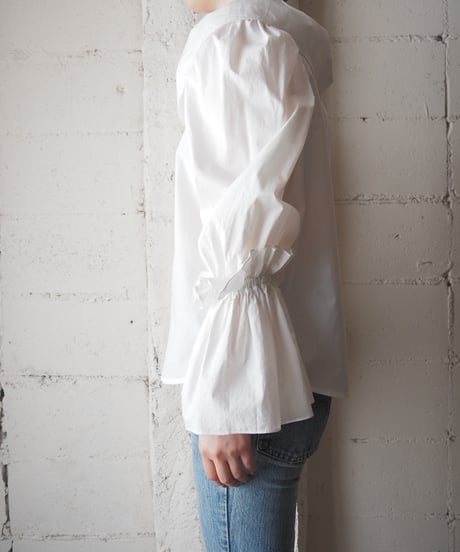 Big Collar, Cuffs White Shirt WH