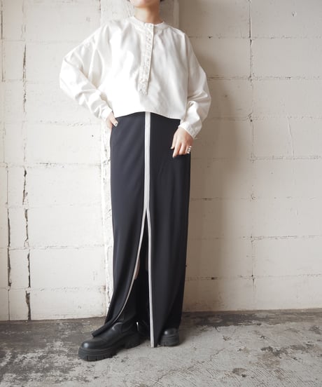 Many Button Short Shirt WH