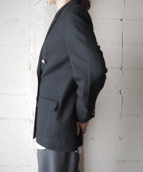 Double Breasted Wool Jacket BK