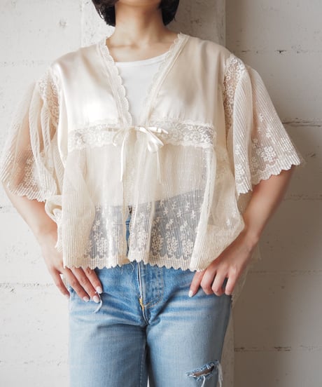 Christian Dior Pleated Lace Cardigan IV