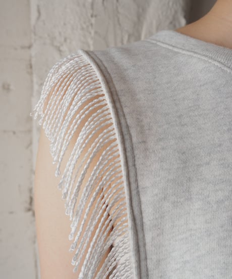 【Orfeo REMAKE】Fringe Sweat Vest GR