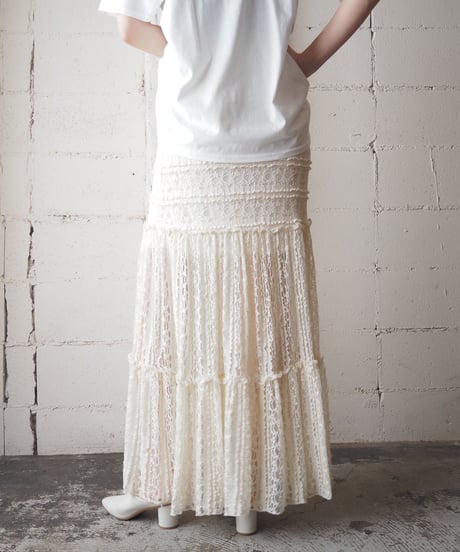 Lace Tiered Mermaid Skirt IV