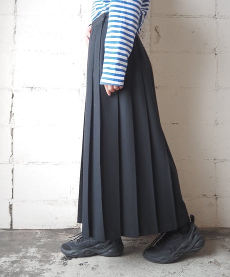 Rayon Pleated Skirt BK