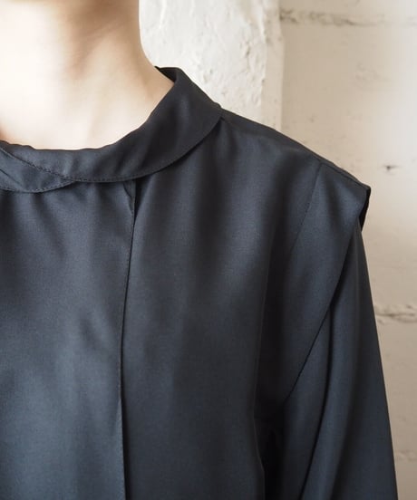 Stand Collar Design Blouse BK