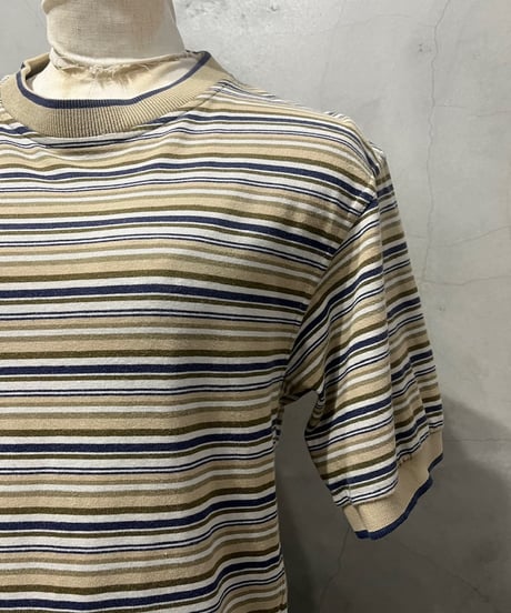 Rib Cuff Collar Tee BENV