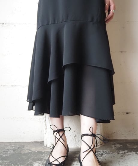 Layered Mermaid Skirt BK
