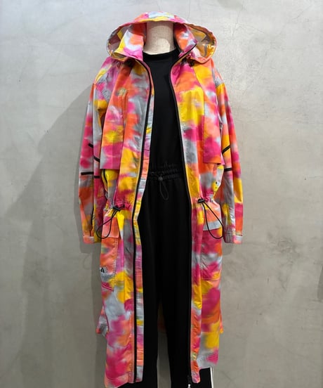 adidas by STELLA McCartney Marble Print Long Parka ORPI