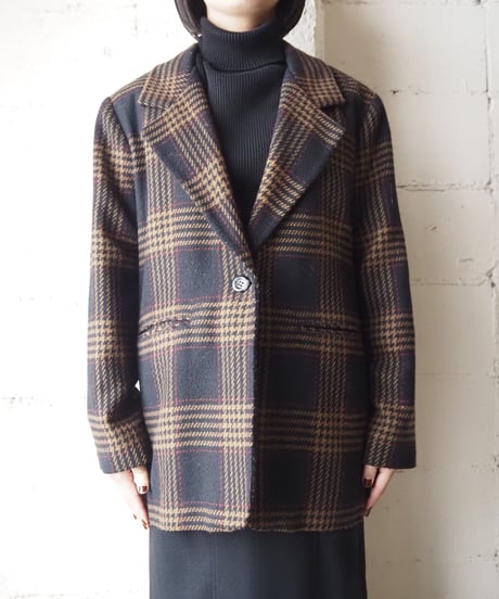 Check Tailored Jacket BKBR