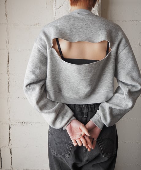 Remake Back Open Short Sweat GR