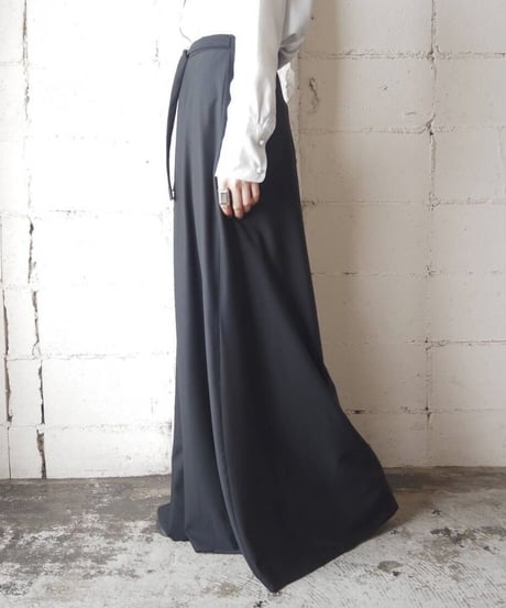 Flared Long Skirt BK