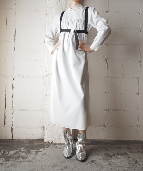 1970's Round Collar Shirt Dress WH