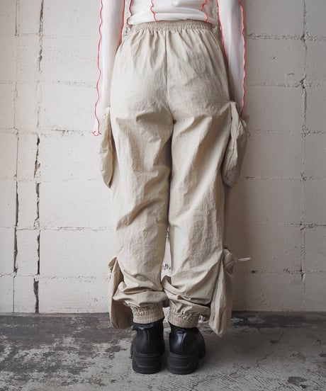 Shirring Easy Cargo Pants BE