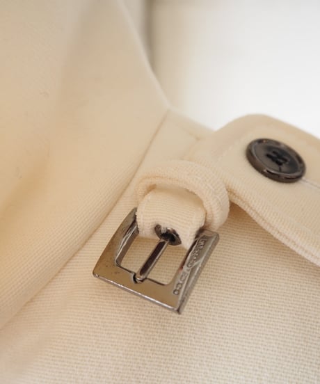 DOLCE & GABBANA Stand Collar Belted Jacket WH