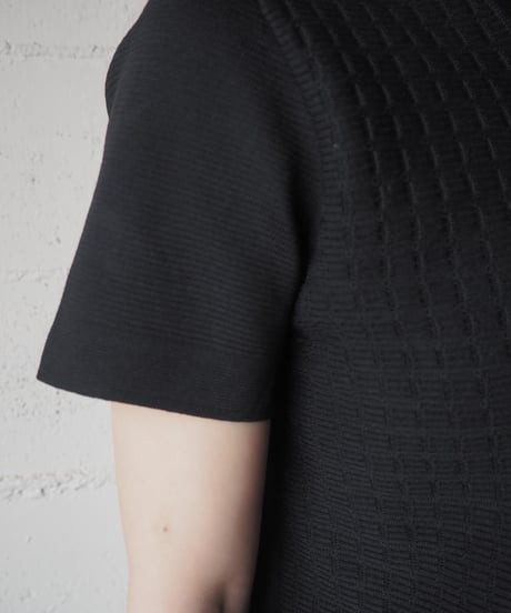 1960-70's Euro Crew Neck Knit Cardigan BK
