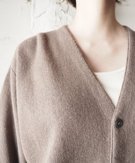 70's V Neck Cardigan BE