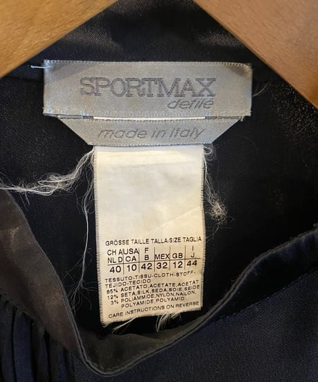 SPORTMAX Zip Design Drawstring Dress NV