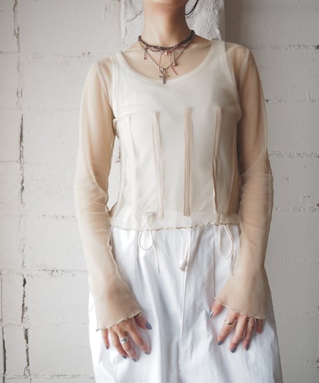 Mellow Design Sheer Tops BE