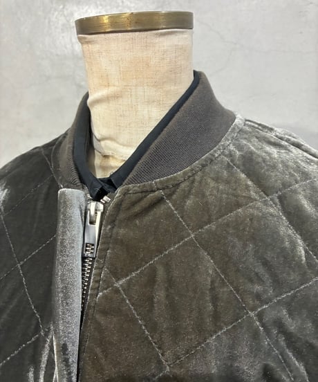 Velour Quilting Blouson GR
