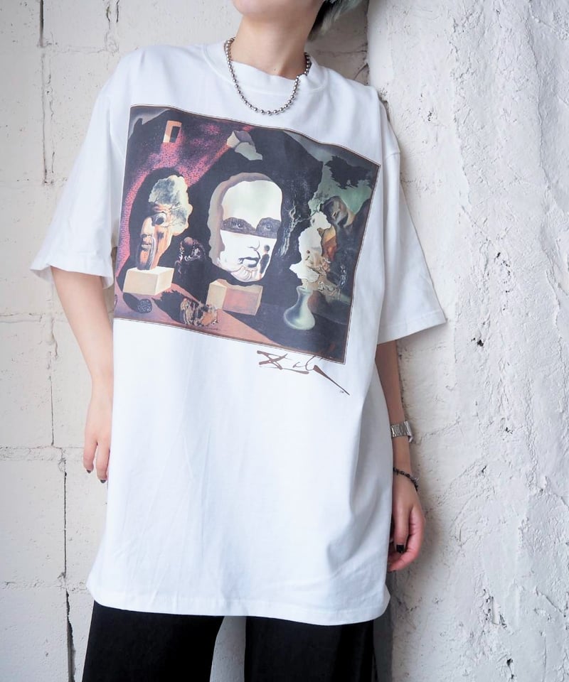 1990's Dead Stock USA Salvador Dali Tee 老年期 青年期