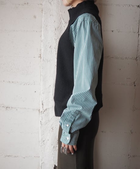 JUNYA WATANABE Patch Work Knit Vest BK