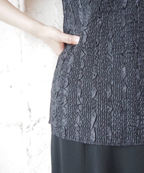 N/S Shirring Cutsewn BK