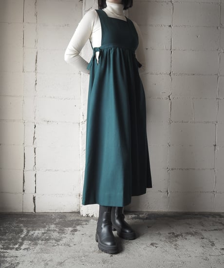 Side Tie Design Jumper Skirt GN