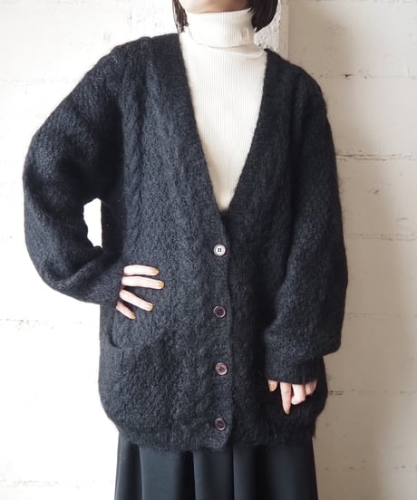 Mohair Cardigan BK