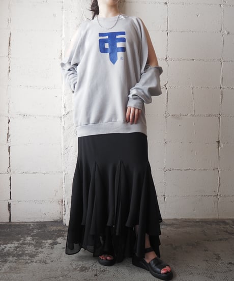 REMAKE Cutout Shoulder Sweat LGR