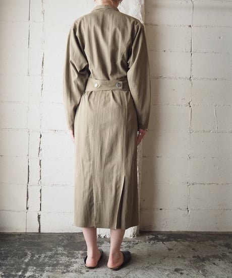 Shawl Collar  Double Breasted Dress BE