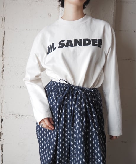 JILSANDER Logo Long Sleeve Tee WH