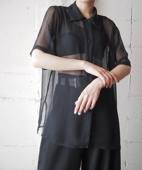 Basic Sheer Shirt BK
