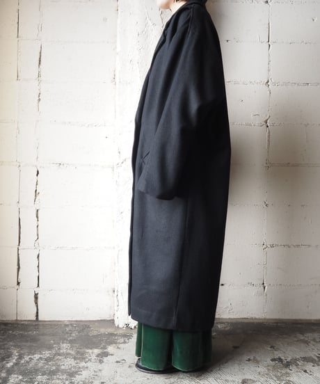Wide Silhouette Chester Coat BK